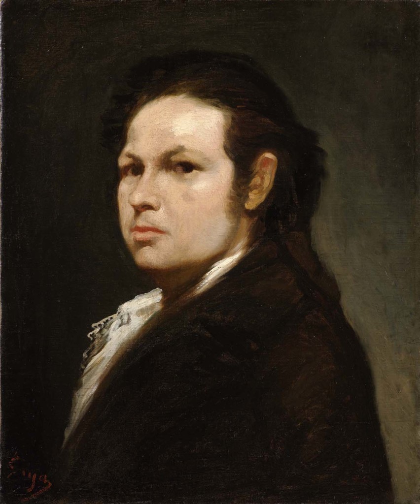 1 Francisco Goya, Autoritratto, 1782 circa, cm 52,5 x 43,4. Collezione privata bassa